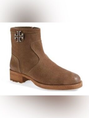 Tory Burch Eloise flat bootie-Taupe